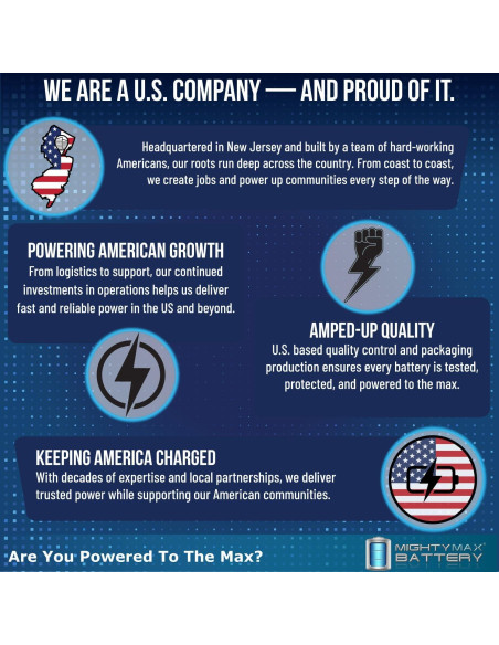 Batería Mighty Max 12V 22AH SLA para Merits Pioneer 1