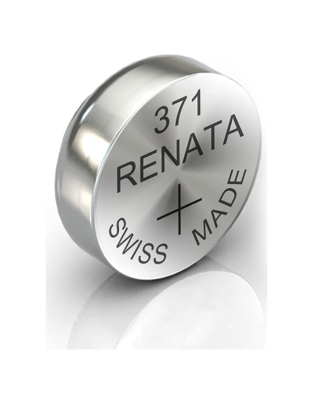 Baterías de Óxido de Plata Renata MP371 x 5 - 1.55V