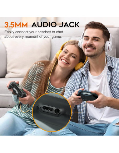 Controlador Inalámbrico Citnh para PS4 y PC - Morado y Verde