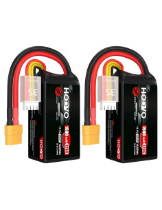 Batería LiPo HOOVO 3S 1500mAh 11.1V 120C XT60 - Paquete de 2