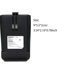 Batería Retevis RT21 RT21V 1100mAh Li-ion Recargable x5 2