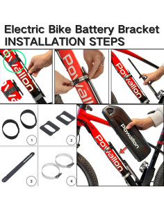 Adaptador de Montaje para Batería Hailong - Aluminio para eBike 2