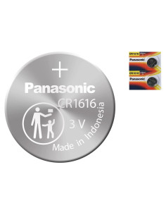 Batería de Litio Panasonic CR1616 3V - Paquete de 2 Unidades