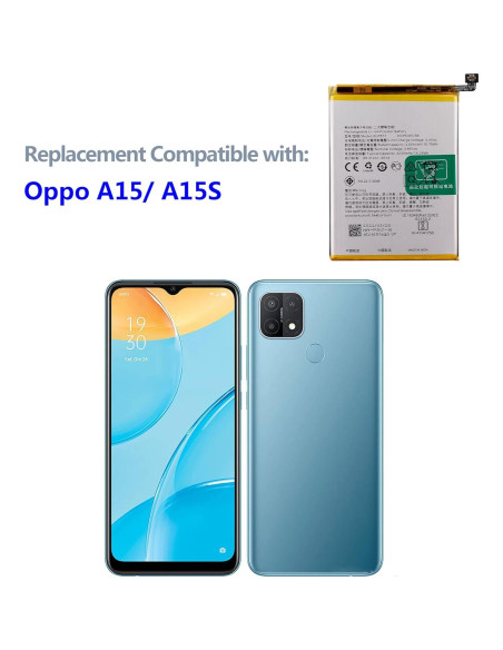 Batería Recargable Li-Polímero BLP817 para Oppo A15/A15S 4100mAh