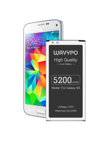 Batería de Reemplazo 5200mAh para Samsung Galaxy S5