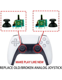 Joystick Analógico 3D CTHTBZ para Controlador PS5 - 2 Piezas 2