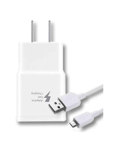 Cargador Rápido UrbanX 15W con Cable Micro USB de 3m