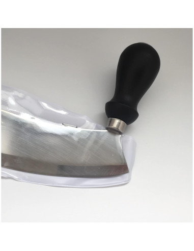 Cuchillo Picador Mezzaluna Tredoni 26cm Acero Inoxidable