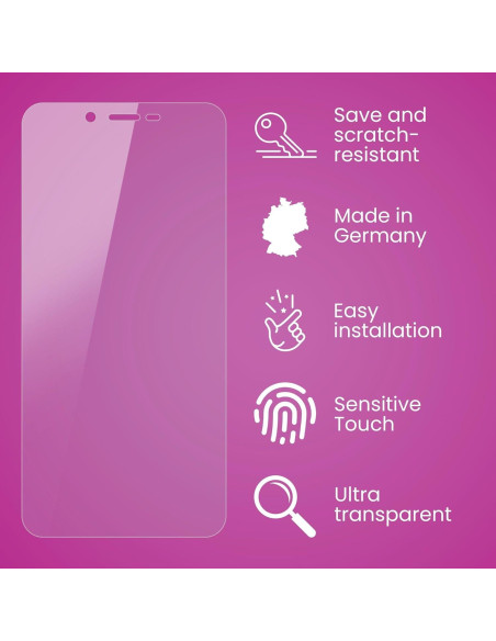 Protector de Pantalla Híbrido atFoliX para BLU Vivo XL2 9H