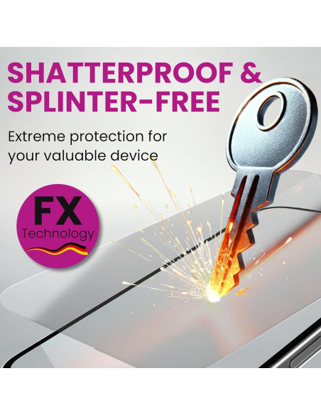 Protector de Pantalla Híbrido atFoliX para BLU Vivo XL2 9H