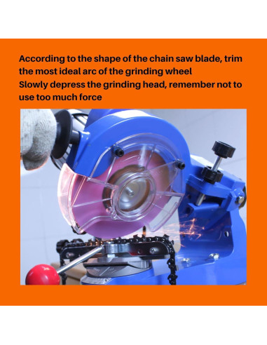 Rueda de Afilado de Motosierra AmaCupid 146 mm Óxido de Cromo