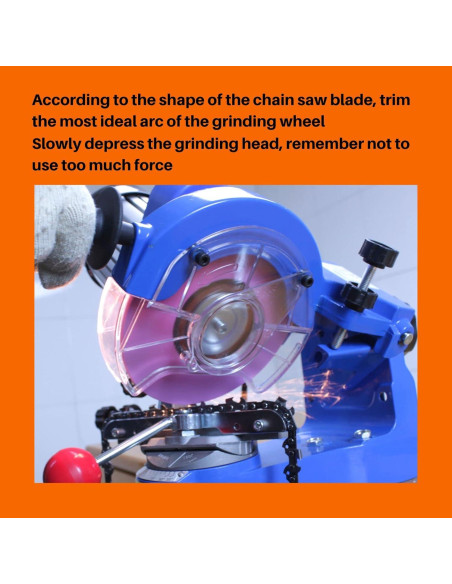 Rueda de Afilado de Motosierra AmaCupid 146 mm Óxido de Cromo