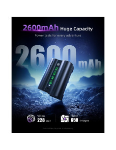 Batería Nikon EN-EL15C 2600mAh 2-Pack Aurora USB-C 2