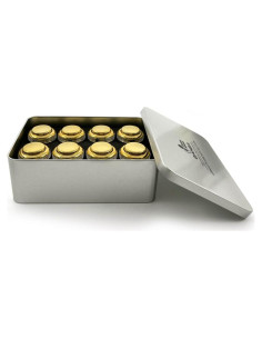 Botones mecánicos QANBA Gravity LX 30mm Oro 8-Pack