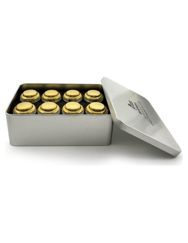 Botones mecánicos QANBA Gravity LX 30mm Oro 8-Pack