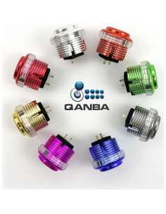 Botones mecánicos QANBA Gravity LX 30mm Oro 8-Pack 2