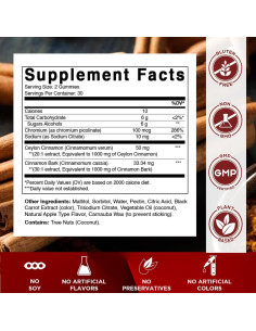 Gomitas Veganas Vitamatic Cromo y Canela Sin Azúcar 60 Uds 2