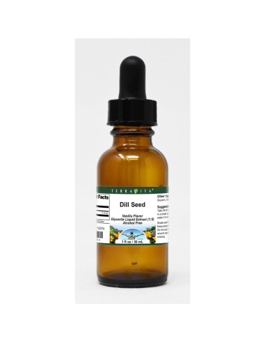 Extracto Líquido de Glicerina de Semilla de Eneldo TerraVita 28.35 g Sabor Vainilla