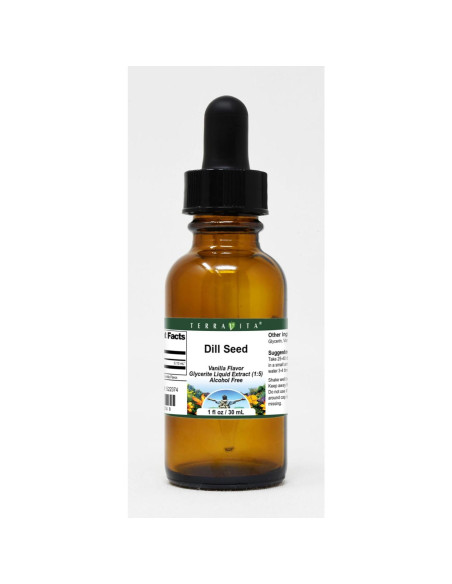 Extracto Líquido de Glicerina de Semilla de Eneldo TerraVita 28.35 g Sabor Vainilla