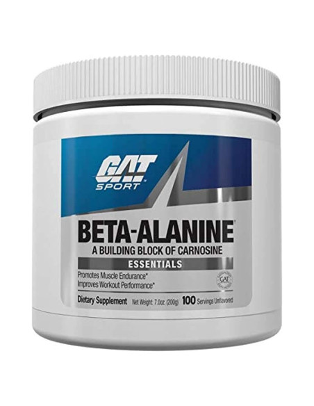 GAT Sport Beta Alanine Powder 200g - Sin Sabor, 100 Porciones