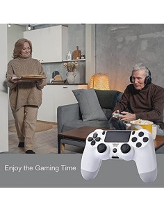 Controlador Inalámbrico Were66 PS4 - 2 Paquetes, Batería 1200 mAh 2