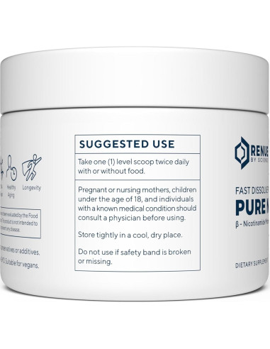 Polvo NMN Renue By Science 100g | 500mg por Porción | Rápida Absorción