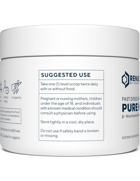 Polvo NMN Renue By Science 100g | 500mg por Porción | Rápida Absorción