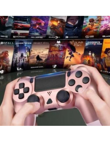 Controlador Inalámbrico Were66 PS4 - 2 Paquetes, Batería 1200 mAh