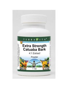 Extracto en polvo de catuaba 4:1 TerraVita 3 paquetes de 28.35 g 2