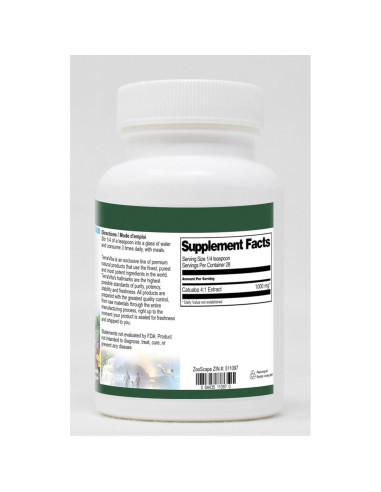 Extracto en polvo de catuaba 4:1 TerraVita 3 paquetes de 28.35 g