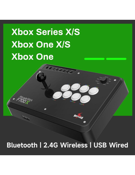 Controlador Arcade Inalámbrico MAYFLASH F700X para Xbox, PS4, Switch