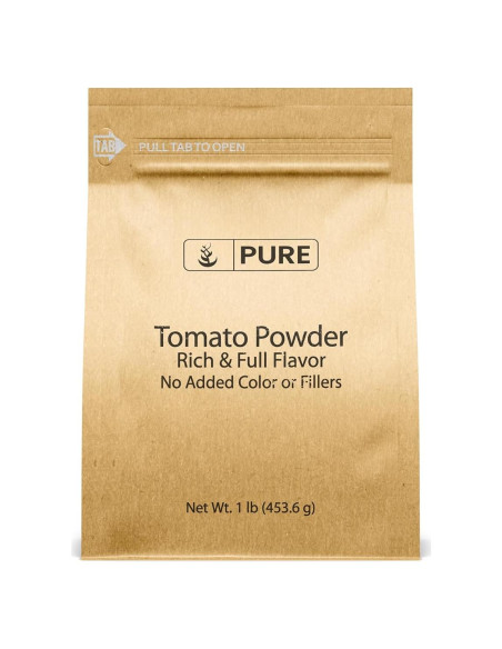 Polvo de Tomate Orgánico Puros Ingredientes 453.6g - Salsas y Sopas