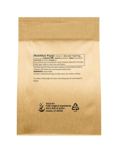 Polvo de Tomate Orgánico Puros Ingredientes 453.6g - Salsas y Sopas