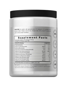 Polvo de Electrolitos Horbaach 453.6 g Sabor Limón Vegetariano 2