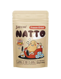 Frijoles Natto Liofilizados JAYUSS 114g Soja Fermentada Sin Aditivos