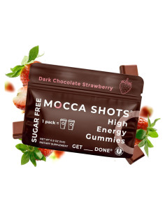 Gummies Energéticas Mocca Shots SGC 100mg Cafeína Sin Azúcar
