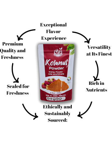 Polvo de Nuez Kola Orgánico Jaunty 100g - Energía Natural