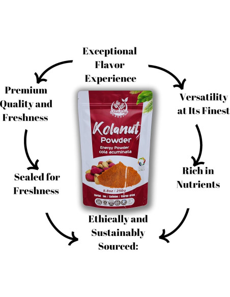 Polvo de Nuez Kola Orgánico Jaunty 100g - Energía Natural