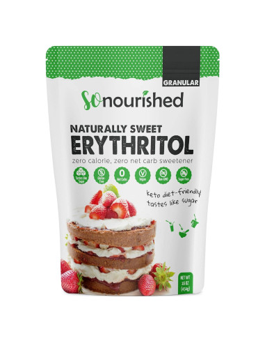 Sustituto de Azúcar Erythritol So Nourished 0 Calorías 0 Carbs