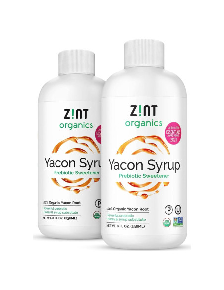 Jarabe de Yacón Orgánico Zint 236.6 ml - Endulzante Natural