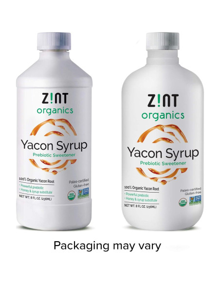 Jarabe de Yacón Orgánico Zint 236.6 ml - Endulzante Natural