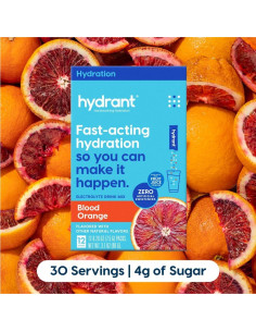 Polvo de Hidratación Hydrant Sabor Naranja Sangre - 12 Paquetes 2