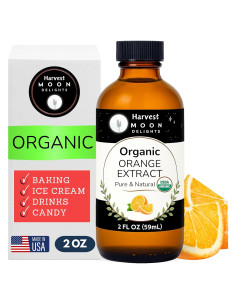 Extracto de Naranja Orgánico Harvest Moon 56.7 ml - Sabor Puro