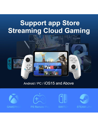 Controlador Móvil DongBlitz para iPhone 16/15 y Android