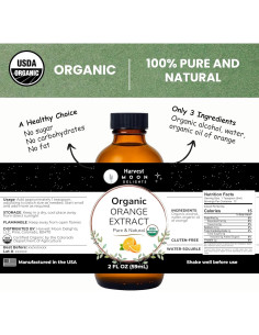 Extracto de Naranja Orgánico Harvest Moon 56.7 ml - Sabor Puro 2