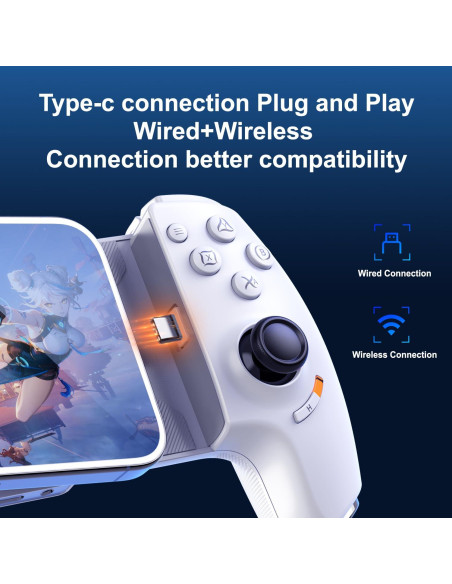 Controlador Móvil DongBlitz para iPhone 16/15 y Android