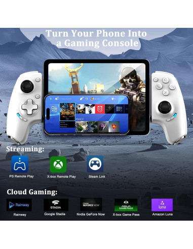 Controlador Móvil DongBlitz para iPhone 16/15 y Android