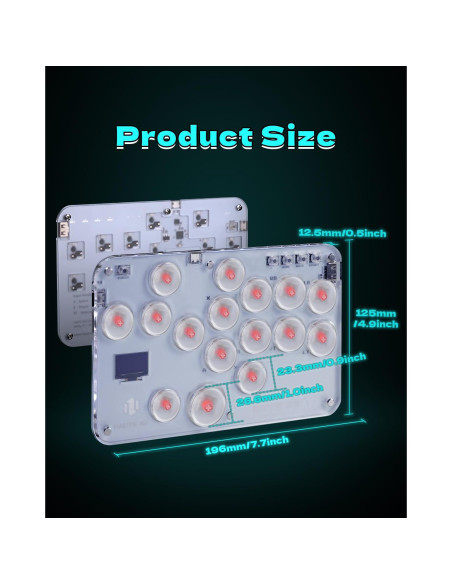 Controlador Arcade Sehawei S16 RGB Turbo para PC y Consolas