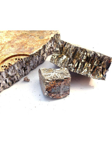 Trozo de Bismuto 0.91kg 99.99% Puro para Cristales - MetalShipper