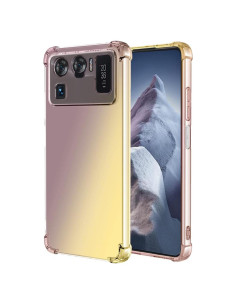 Funda TPU Transparente Xiaomi Mi 11 Ultra 5G Negro/Dorado